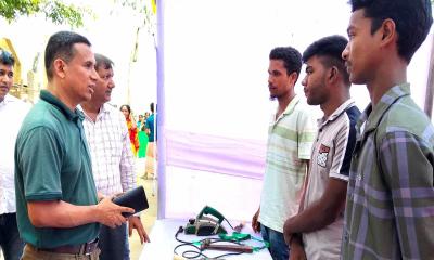 কুড়িগ্রামে সীড্স প্রকল্পের কার্যক্রম পরিদর্শন