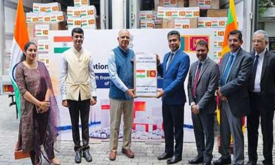 শ্রীলঙ্কাকে প্রায় দুই কোটি টাকার যক্ষ্মার ওষুধ দিল ভারত