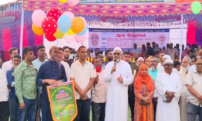 আলহাজ্ব ময়েন উদ্দিন শাহ প্রাইজমানি ফুটবল টুর্নামেন্ট ২০২৬ এর শুভ উদ্বোধন