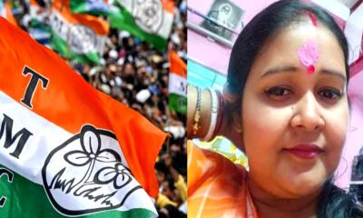 নিয়োগ দুর্নীতিতে নাম থাকা সঞ্চিতাকে প্রার্থী করে তোলপাড়