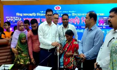 ঠাকুরগাঁওয়ে বিশ্ব সাদাছড়ি নিরাপত্তা দিবস পালিত