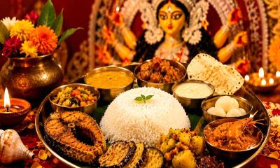 দুর্গাপূজার মণ্ডপে আমিষ খাওয়া নিয়ে কেন বিতর্ক তৈরি হলো