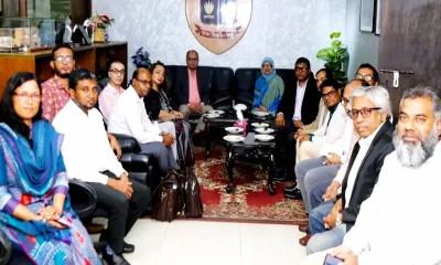 ঢাকা বিশ্ববিদ্যালয়ে হিট প্রকল্প নিয়ে বিশ্বব্যাংকের মতবিনিময়