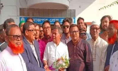 শপথ শেষে নিজ এলাকায় ফিরলেন এমপি জাহাঙ্গীর আলম