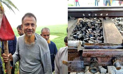 কলার মোচা দেখিয়ে ট্রেন থামিয়ে প্রাণ বাঁচালেন