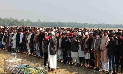 সাজিদের শেষ বিদায়ে হাজারো মানুষের ঢল, অশ্রুসিক্ত নয়নে দাফন