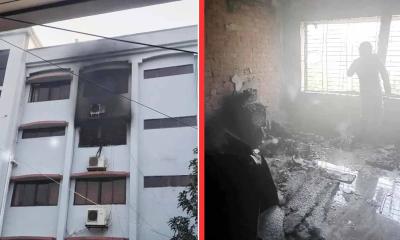 খুলনায় সিআইডি অফিসে ভয়াবহ আগুন, এসি বিস্ফোরণ