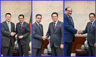 পররাষ্ট্রমন্ত্রীর সঙ্গে চীন, ভারত ও পাকিস্তানের রাষ্ট্রদূতের বৈঠক