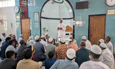 সংসদীয় এলাকায় জুমার নামাজ পড়লেন জামায়াত আমির