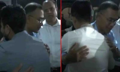 নাহিদ ও সারজিসকে বুকে টেনে নিলেন তারেক রহমান