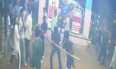 তেল নিতে এসে বিশৃঙ্খলা, ঠাকুরগাঁওয়ে পাম্পে হামলা