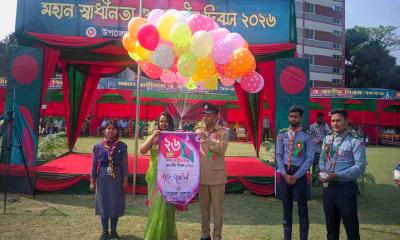 বীরগঞ্জে যথাযোগ্য মর্যাদায় মহান স্বাধীনতা দিবস পালিত