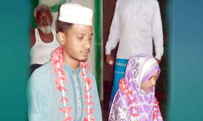 প্রেমিকের বাড়িতে অনশন গভীর রাতে বিয়ে সম্পন্ন