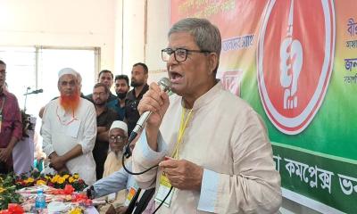 নির্বাচনকে বানচাল-পিছিয়ে দেওয়া মানে দেশের সর্বনাশ হওয়া‍‍`মির্জা ফখরুল