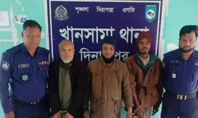 খানসামায় যুবলীগ নেতা ও দুই চোরাই মামলার আসামি গ্রেপ্তার