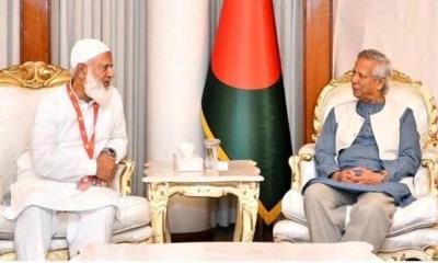 প্রধান উপদেষ্টার সঙ্গে বৈঠকে জামায়াত আমির