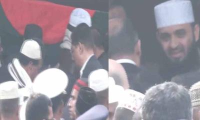 বেগম খালেদা জিয়ার কফিন বহন করলেন যে তিন আলেম