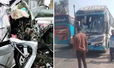 খুলনায় নৌবাহিনীর গাড়ি ও মাইক্রোবাস সংঘর্ষে নিহত ৭