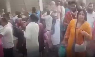 রংপুর মেডিক্যালে আগুন নিচে নামার হুড়োহুড়িতে আহত ৪০ রোগী ও স্বজন