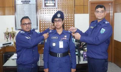 পঞ্চগড়ে পদোন্নতি পেলেন ৬ পুলিশ সদস্য