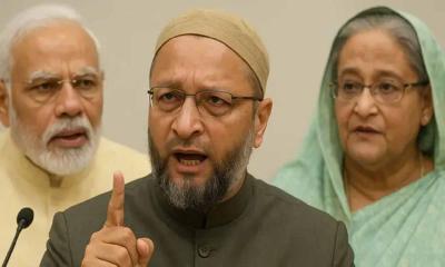 হাসিনাকে বাংলাদেশে পাঠাতে মোদির প্রতি আহ্বান ওয়াইসির