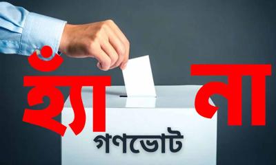 গণভোটে ‘হ্যাঁ’ ও ‘না’ দিলে কী হবে, জানাল সরকার