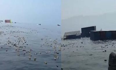সমুদ্রে ভাসছে আইফোন ও পারফিউম হরমুজে জাহাজডুবির পর সংগ্রহে হুড়োহুড়ি