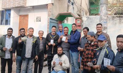 ধানের শীষের জয়ে ১১নং ওয়ার্ড বিএনপির দিনভর গণসংযোগ