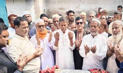 দক্ষিণ লালবাগ মসজিদের ভিত্তিপ্রস্তর স্থাপন করলেন এমপি জাহাঙ্গীর