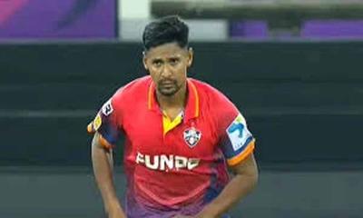 আইএল টি-টোয়েন্টিতে মোস্তাফিজের ম্যাজিক