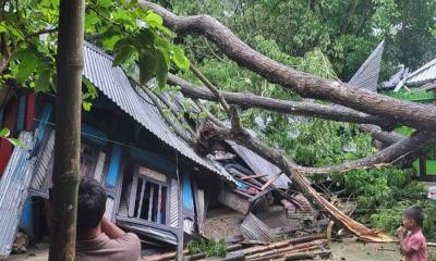 শাহরাস্তিতে কালবৈশাখীর তাণ্ডবে ব্যাপক ক্ষয়ক্ষতি