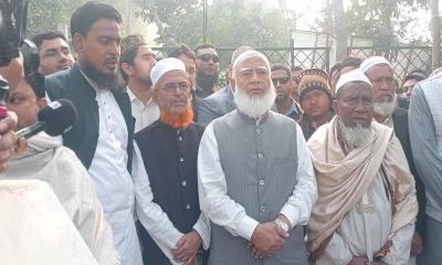 শহীদ আবু সাঈদের কবর জেয়ারত করলেন জামায়াত আমির
