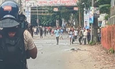 গোপালগঞ্জে রণক্ষেত্র, পুলিশ সুপার কার্যালয়ে এনসিপি নেতারা
