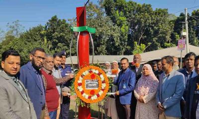 খানসামায় যথাযোগ্য মর্যাদায় শহীদ বুদ্ধিজীবী দিবস পালিত