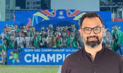 সাফ অনূর্ধ্ব-২০ শিরোপা জয়ে দলকে আর্থিক পুরস্কারের ঘোষণা ক্রীড়া প্রতিমন্ত্রীর