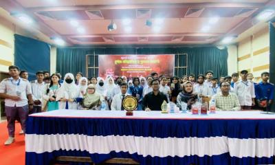 নীলফামারীতে জুলাই গণঅভ্যুত্থান স্মরণে কুইজ প্রতিযোগিতা