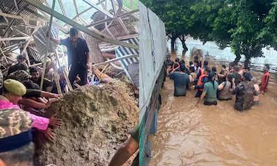 জম্মু-কাশ্মীরে ভূমিধস ও বন্যায় ৩০ জনের মৃত্যু