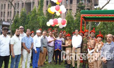 হাবিপ্রবিতে বিএনসিসি’র ব্যাটালিয়ন ক্যাম্পিং-এর উদ্বোধন