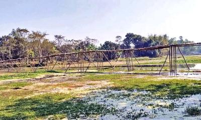 চিরিরবন্দরে ইছামতীর ওপর সেতুর দাবি, সাঁকোয় হাজারো মানুষের ঝুঁকি