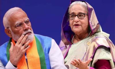 ভারতে বসে রাজনীতি করতে পারবেন না শেখ হাসিনা: মোদি সরকার