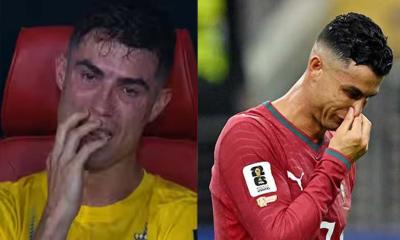 ড্রেসিংরুমে কান্নায় ভেঙে পড়লেন ক্রিস্টিয়ানো রোনালদো