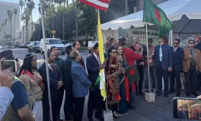 যুক্তরাষ্ট্রের লস এঞ্জেলেসে মহান বিজয় দিবস উদযাপন