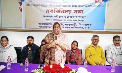 নারীর প্রতি সহিংসতা প্রতিরোধে পল্লীশ্রীর মতবিনিময় সভা