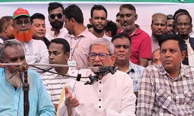 গণভোট জনগণ বোঝে না, গণভোট হতে হবে নির্বাচনের দিনে‍‍`মির্জা ফখরুল