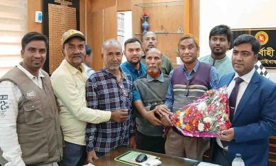 গাইবান্ধার সাঘাটায় ইউএনও`র সাথে সাংবাদিকদের সৌজন্য সাক্ষাৎ