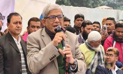 যারা স্বাধীনতা বিরোধিতা করেছিল, তাদের হাতে দেশ নিরাপদ নয়- মির্জা ফখরুল