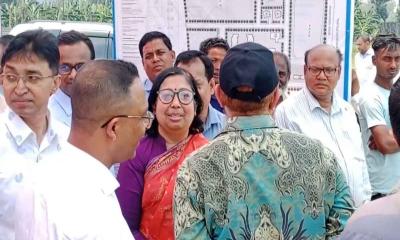 নীলফামারীর ১০০০ শয্যার হাসপাতাল পরিদর্শনে চীনা প্রতিনিধিদল