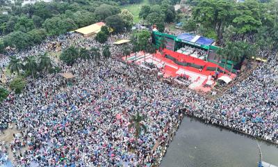 জামায়াতের জনসমুদ্র: কানায় কানায় পূর্ণ সোহরাওয়ার্দী