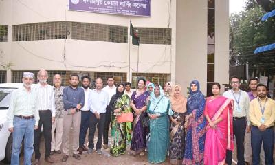 আসন বৃদ্ধি ও নতুন কোর্স চালুর লক্ষ্যে নার্সিং কলেজ পরিদর্শন