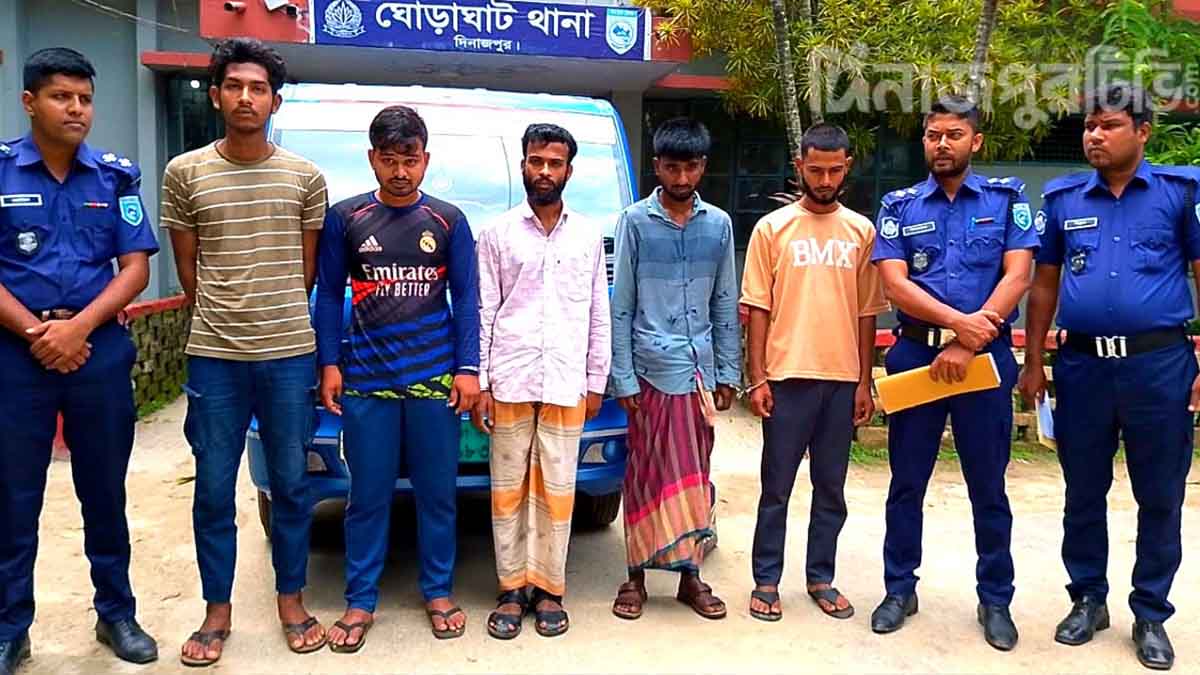 ঘোড়াঘাটে গরু চোর চক্রের ৫ সদস্য গ্রেপ্তার